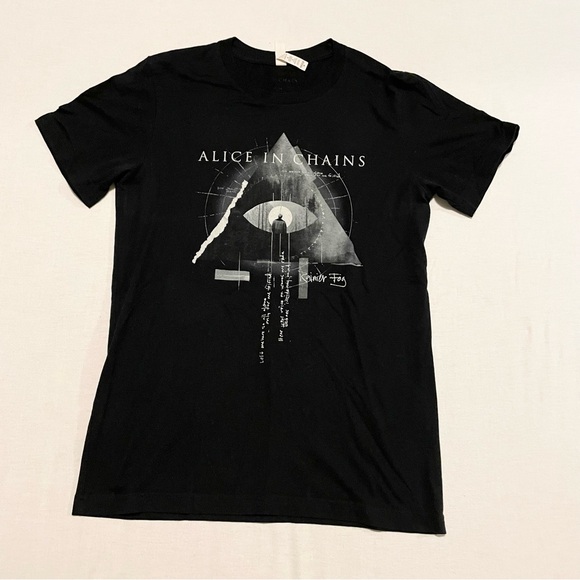 Alice in Chains Rainier Fog Black Tshirt Size Medium Band Tee Shirt - Picture 1 of 16